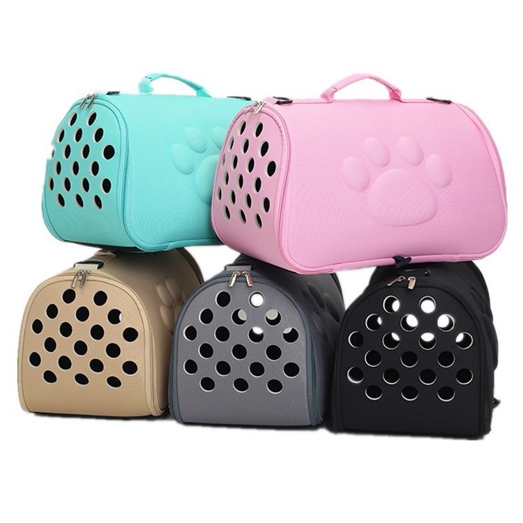 Luxury High Quality Pet Carrier Bags Portable Carrying Shoulder  Breathable Eva Dog Carrier Bags For Small Puppy Dog Cat