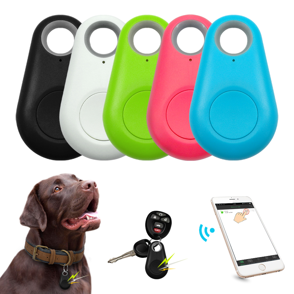 Pet Smart GPS Tracker Mini Anti-Lost Waterproof Blueteeth Locator Tracer For Pet Dog Cat Kids Car Wallet Key Collar Accessories