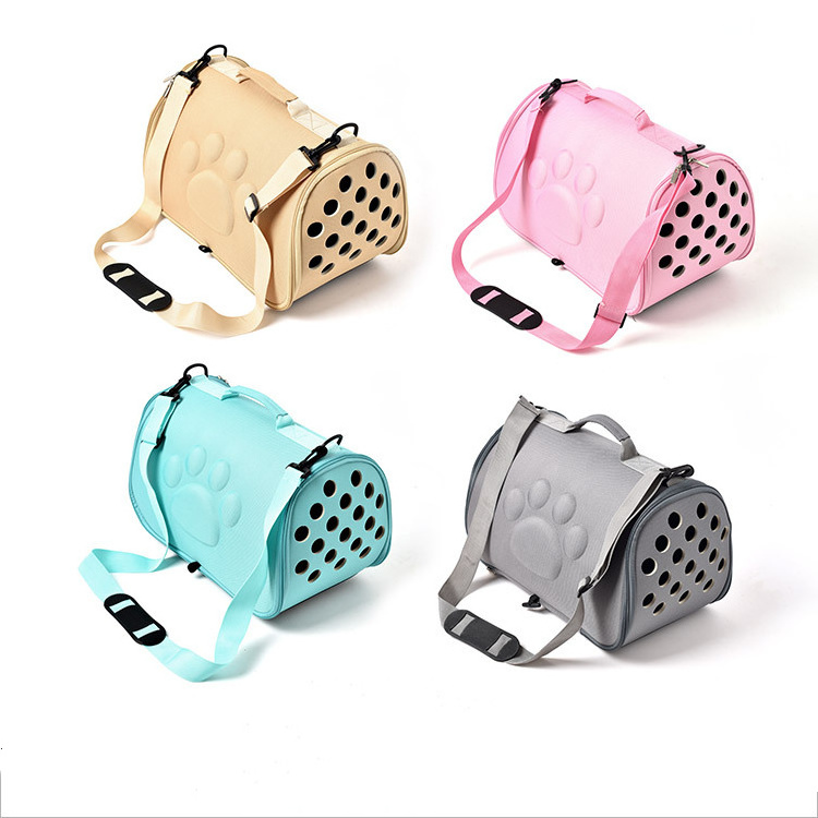 Luxury High Quality Pet Carrier Bags Portable Carrying Shoulder  Breathable Eva Dog Carrier Bags For Small Puppy Dog Cat