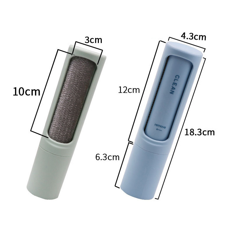 2024 Best Seller Animal Pet Hair Removal Tool Double-Sided Lint Brush with Self-Cleaning Base Removes Dog Cat Fur from Clothing