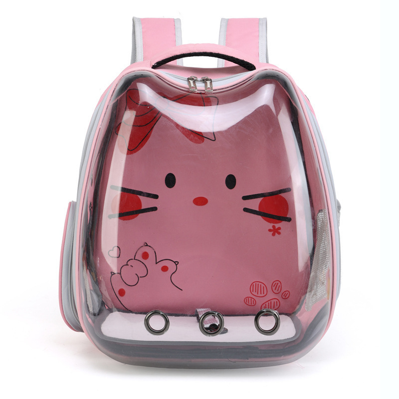 Soft-Side Cat Backpack Carriers Bag For Dog Pet Bubble Backpack for Small Cats Puppies Dogs Bunny Transparent Capsule