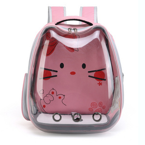 Soft-Side Cat Backpack Carriers Bag For Dog Pet Bubble Backpack for Small Cats Puppies Dogs Bunny Transparent Capsule