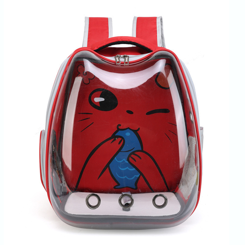 Soft-Side Cat Backpack Carriers Bag For Dog Pet Bubble Backpack for Small Cats Puppies Dogs Bunny Transparent Capsule