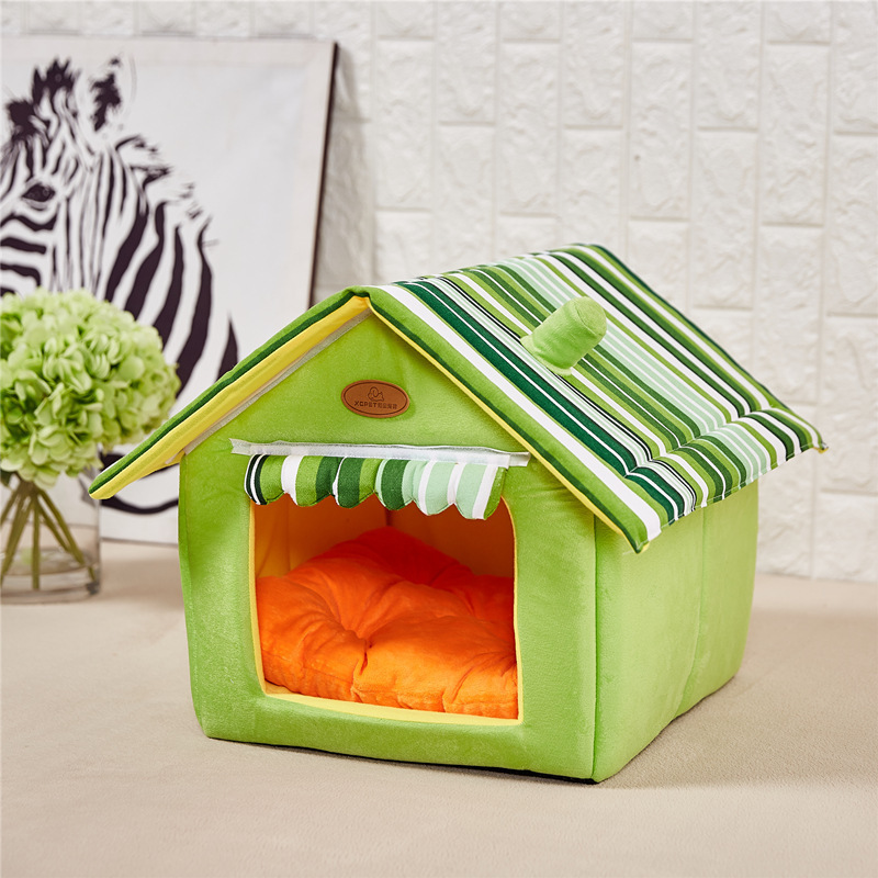 Unique Factory Portable Small Cheap Folding Felt Wholesale Soft Big Home Luxury Indoor Large Pet Cat Dog House