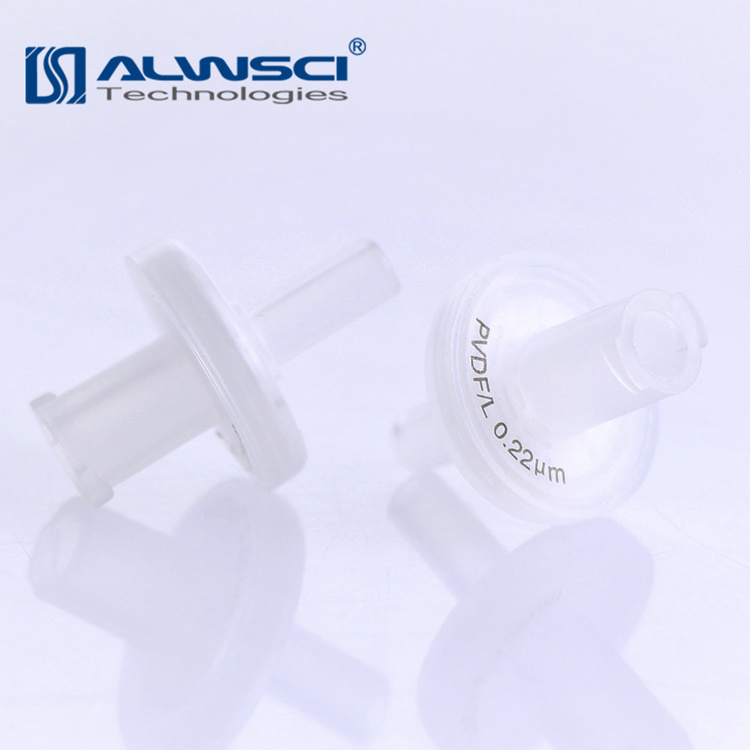 ALWSCI 13mm 25mm sterile hydrophilic pvdf sterile syringe filter