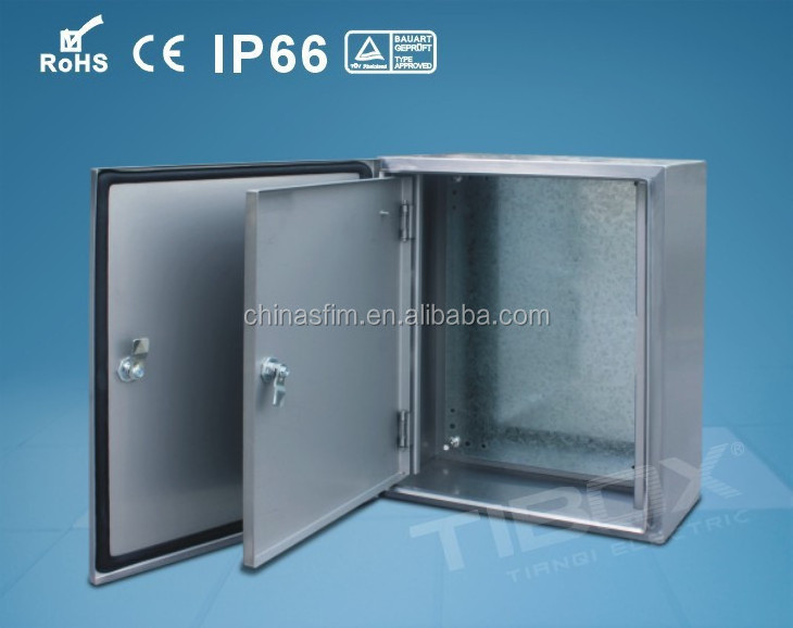 Tibox Tibox AISI 304 /316 modular enclosure box cases housing IP66 Distribution box in stainless steel