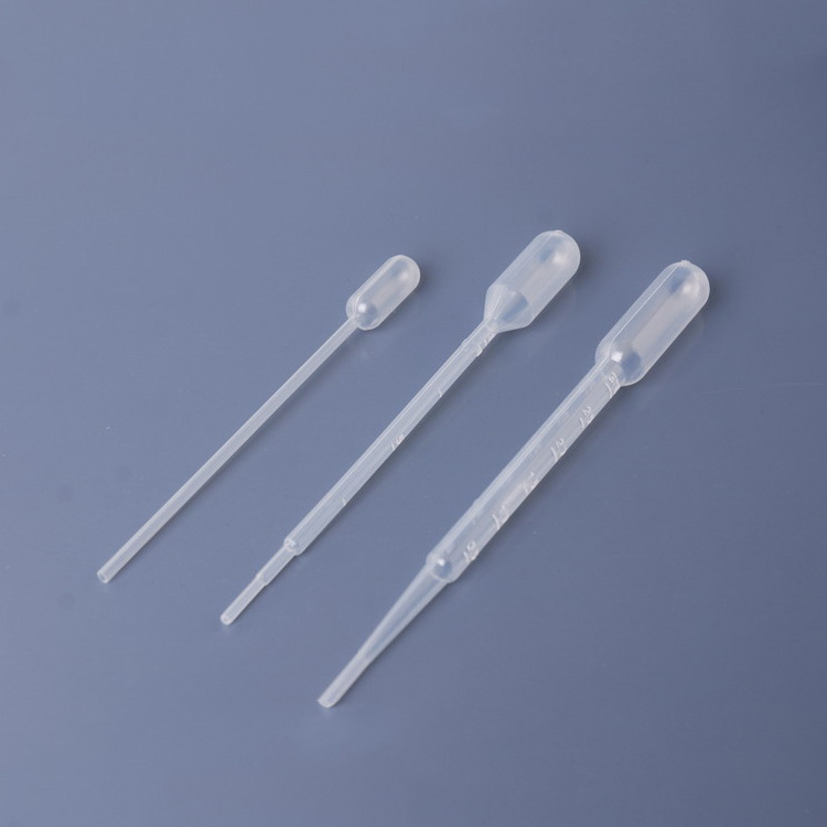 Plastic disposable transfer pipette lab graduate pipet