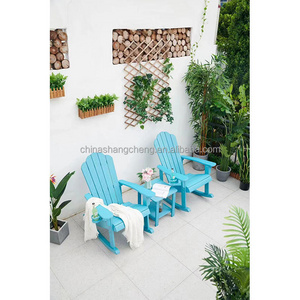 Fashion Design Folding Eco-friendly Patio Benches Plastic Recycled Outdoor Adirondack Chair