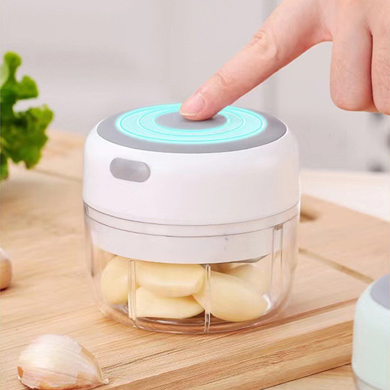 Kitchen Accessories Wireless Cutter Food Chopper Mini Electric Garlic Ginger Crusher