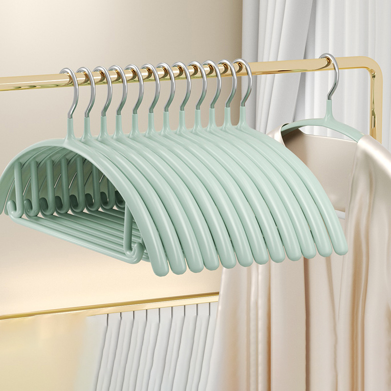 Household Modern Anti slip coat durable metal steel clothes hanger for wet dry clothing