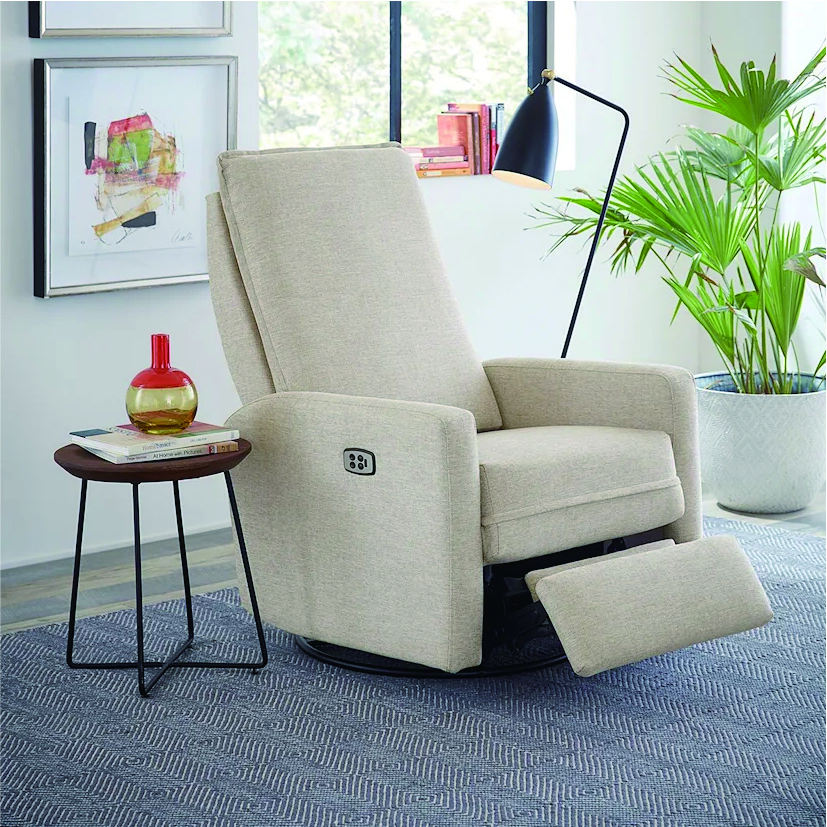 SANS Wholesale Power Upholstered Swivel Glider Recliner Chair Living Chair Room