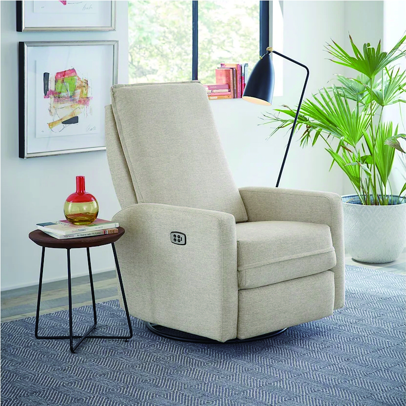 SANS Wholesale Power Upholstered Swivel Glider Recliner Chair Living Chair Room