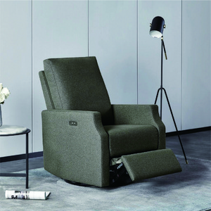 SANS Wholesale Simple Design Power Glider Swivel Recliner Chair Living Room