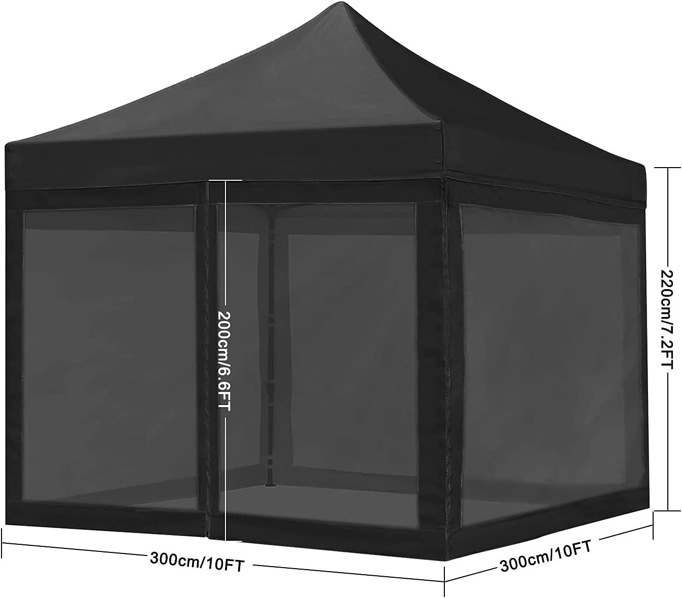 2022 New Style Good Quality Pop-Up Tent Canopy With Mesh Sidewalls