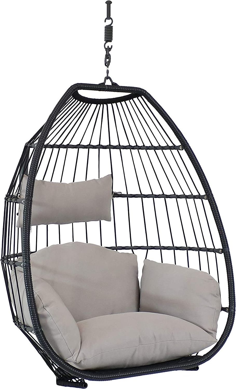 Hanging Egg Chair Cushion Thicken Hanging Basket Seat Cushion,Swing Chair Cushion,Removable Washable for Indoor Outdoor