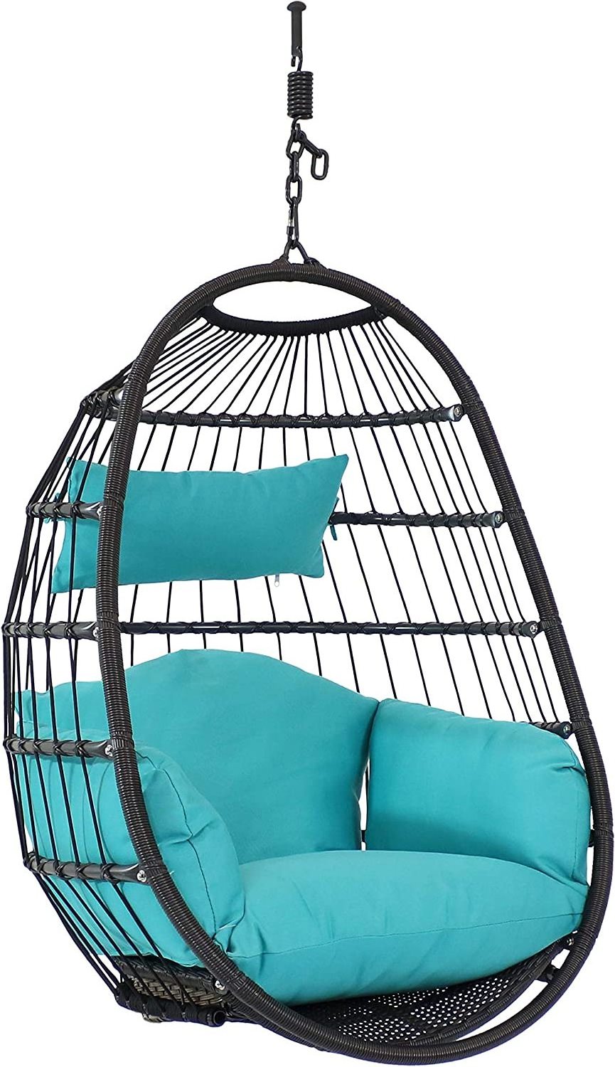 Hanging Egg Chair Cushion Thicken Hanging Basket Seat Cushion,Swing Chair Cushion,Removable Washable for Indoor Outdoor