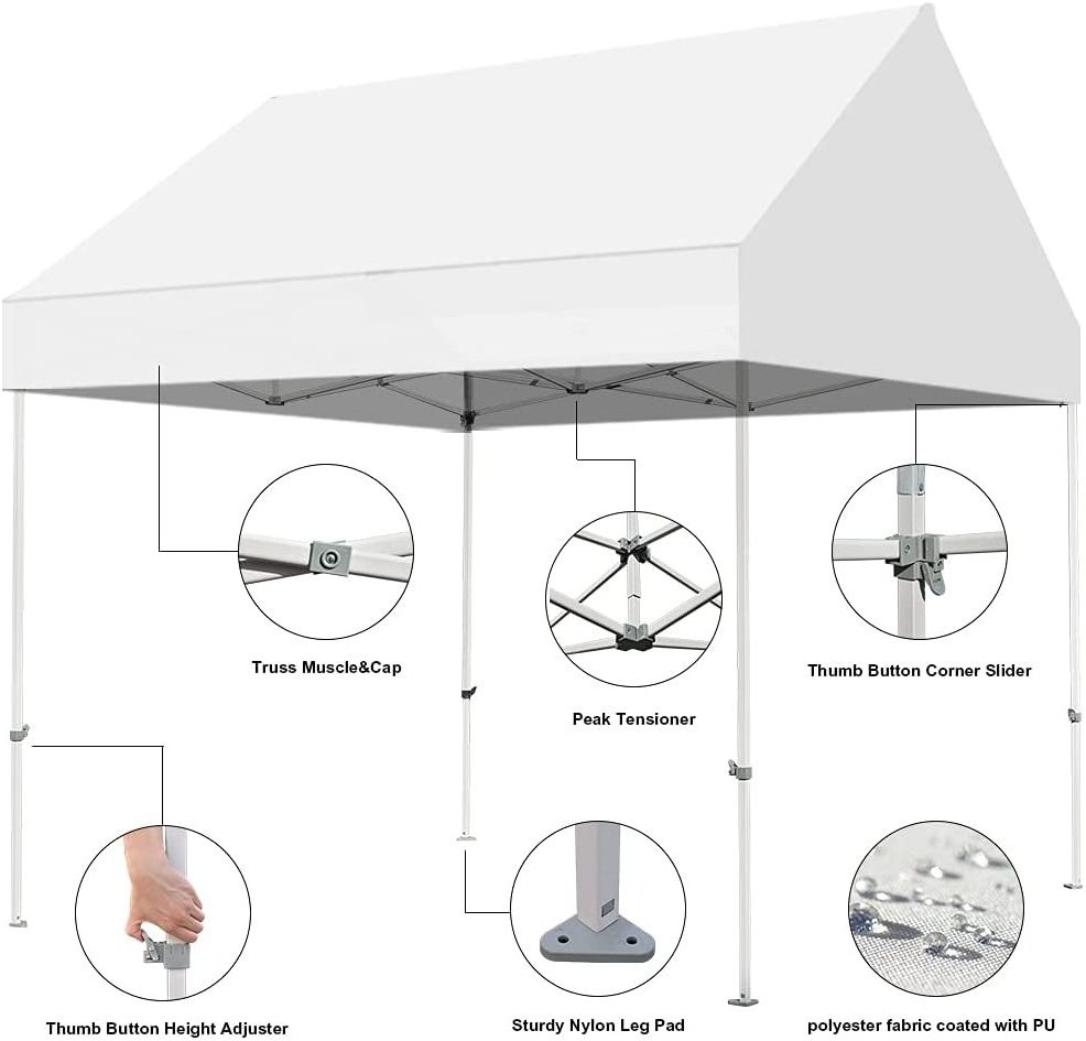 Commercial Instant Outdoor Canopies Shelter with Heavy Duty Roller Bag