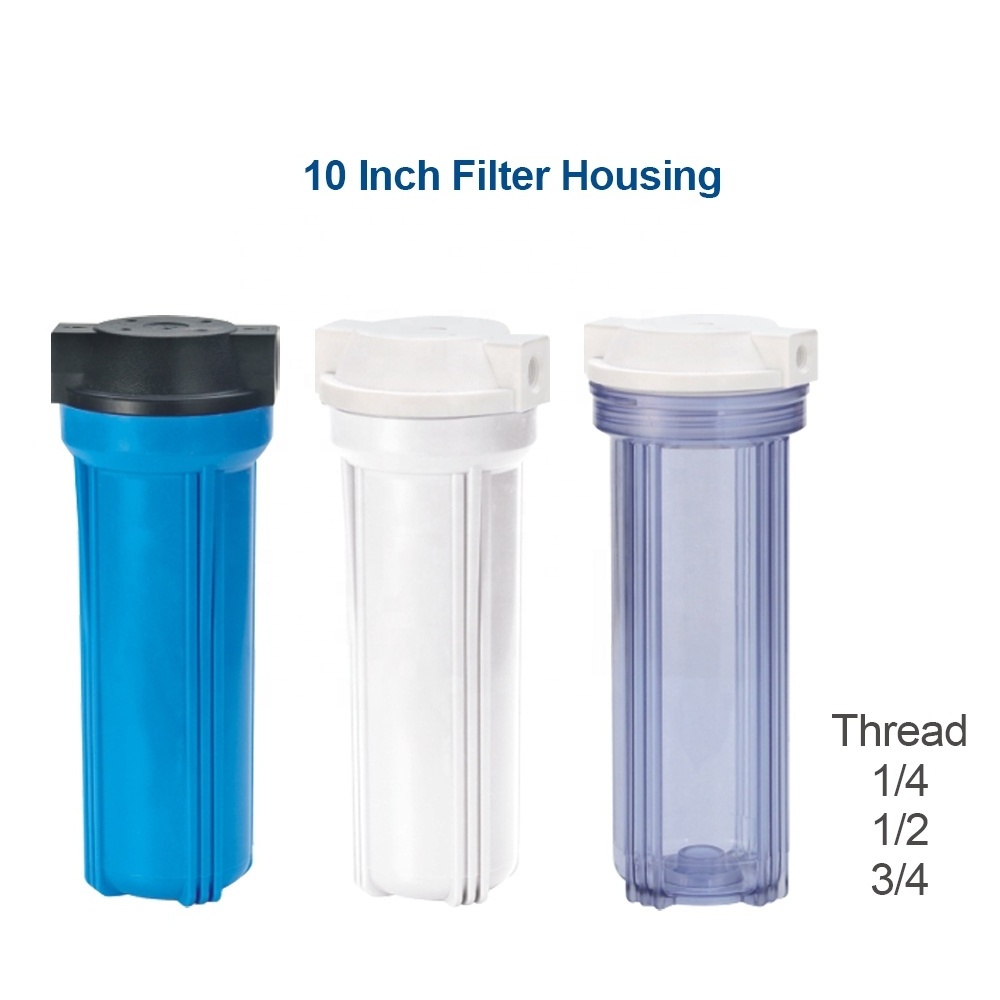 10&20 inch household/industrial PP/CTO/UDF water filter cartridge housing