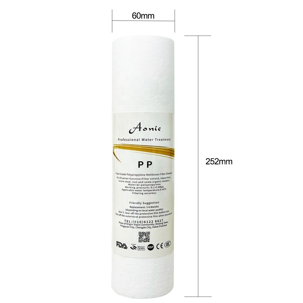 Filter Cartridge water filters for home drinking 10 Inch PP Filter Cartridge