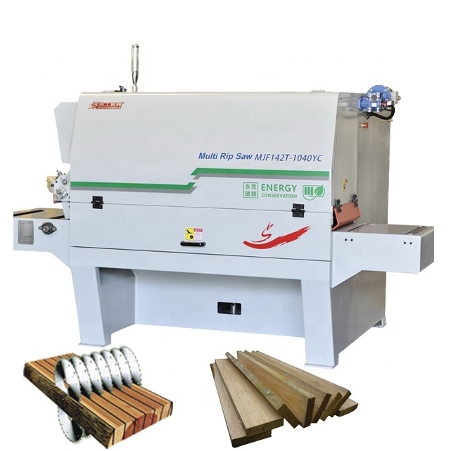 Wood Cutting Machine Sawmill Multi Rip Saw Multi Blade Wood Saw Machine