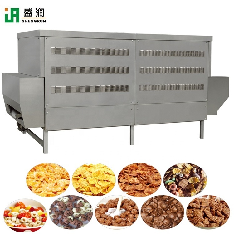 Twin Screw Corn Flakes Making Machine Machinery Puffed Corn Flakes Processing Line