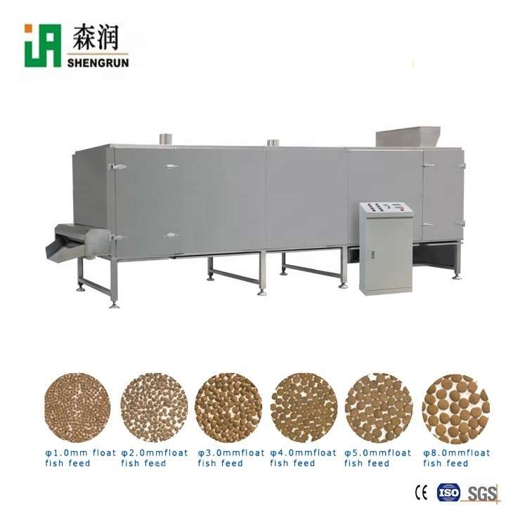 tropical fish food pellet extruder making pellet mill machinery floating fish feed production line