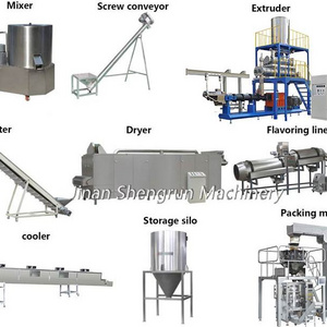 dry animal pet dog food pellet making processing extruder machine pet food production line price