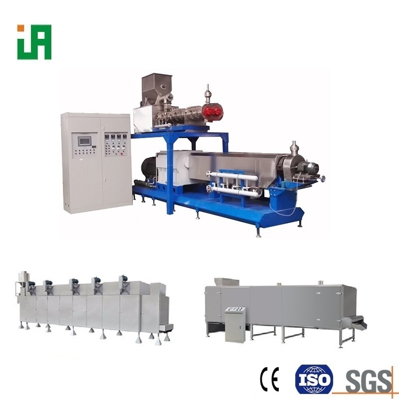 Food-grade Textured Soya Protein Production Plant Processing Line Extruder Dryer and Blender Manufacturer in China