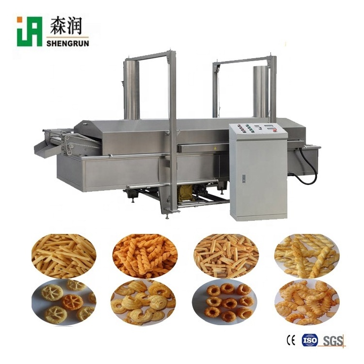 CE certificate doritos corn chips making machine corn fried bugle production line rice crust machine