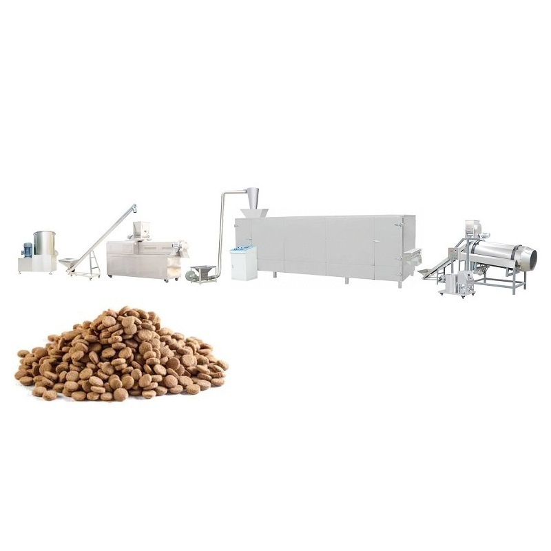 Grain-based materials animal food pet food snack production plant drying equipment and extrusion machinery