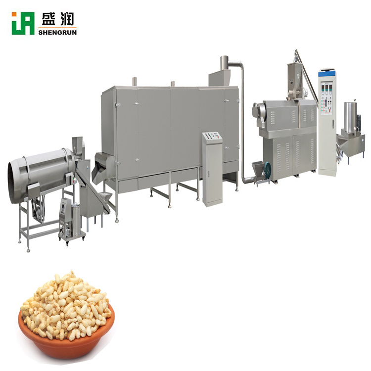 High quality low price high quality after sale Twin Screw Professional Puffed Corn Puff Snack Extruder Making Machine