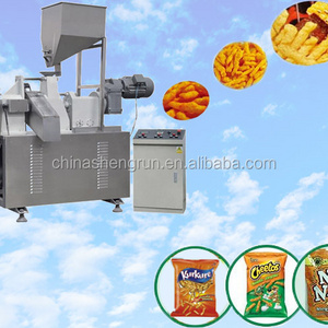 African Popular Maize Corn Extrusion Fried Snack Jiggies Nik Naks Making Machine