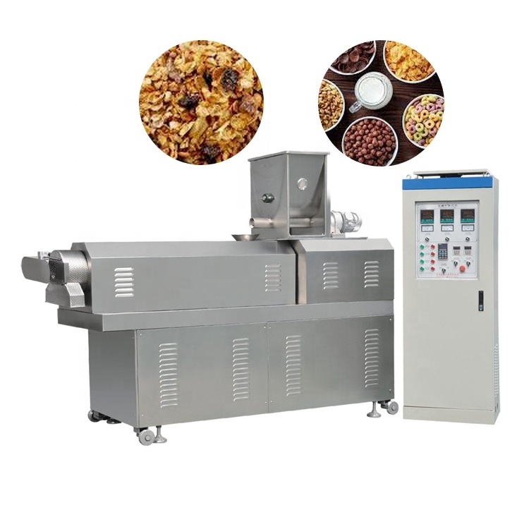 Twin Screw Corn Flakes Making Machine Machinery Puffed Corn Flakes Processing Line