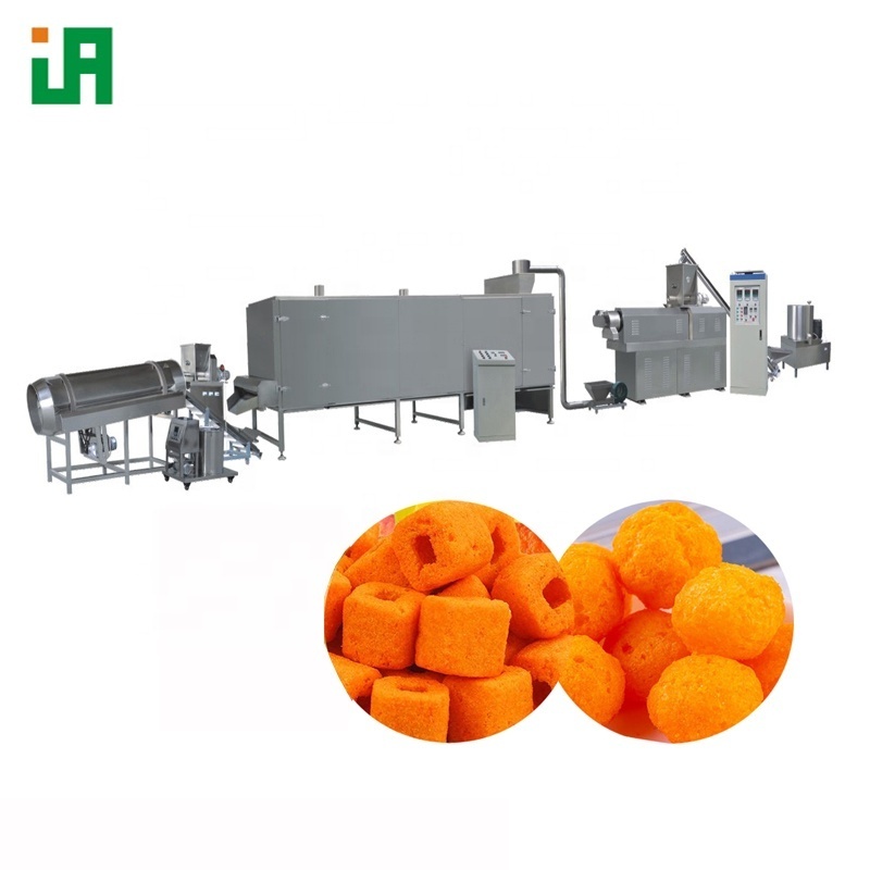 Corn Chips Snack Maize Snack Food Puffing Extruder Cereals Making Production Machine