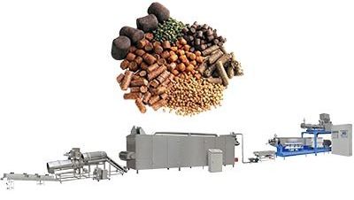 2024 hot sale feed extruder production line fish feed Dog food and cat food pellet machine floating feed extruder machine