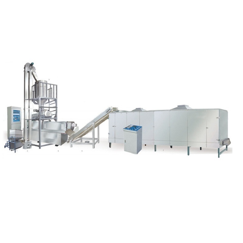 Food-grade Textured Soya Protein Production Plant Processing Line Extruder Dryer and Blender Manufacturer in China