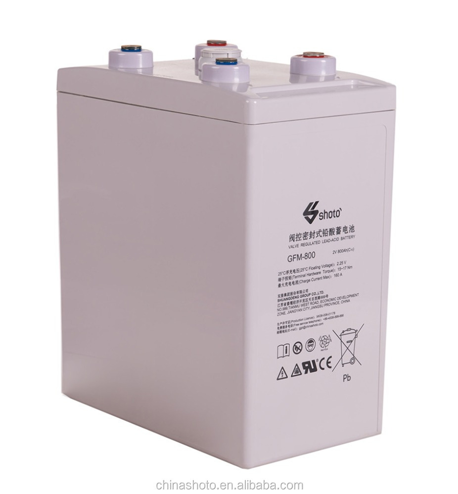 Shoto GFM - 800 VRLA Maintenance - free Sealed Lead - acid AGM Battery for Telecom / Energy Storage / UPS