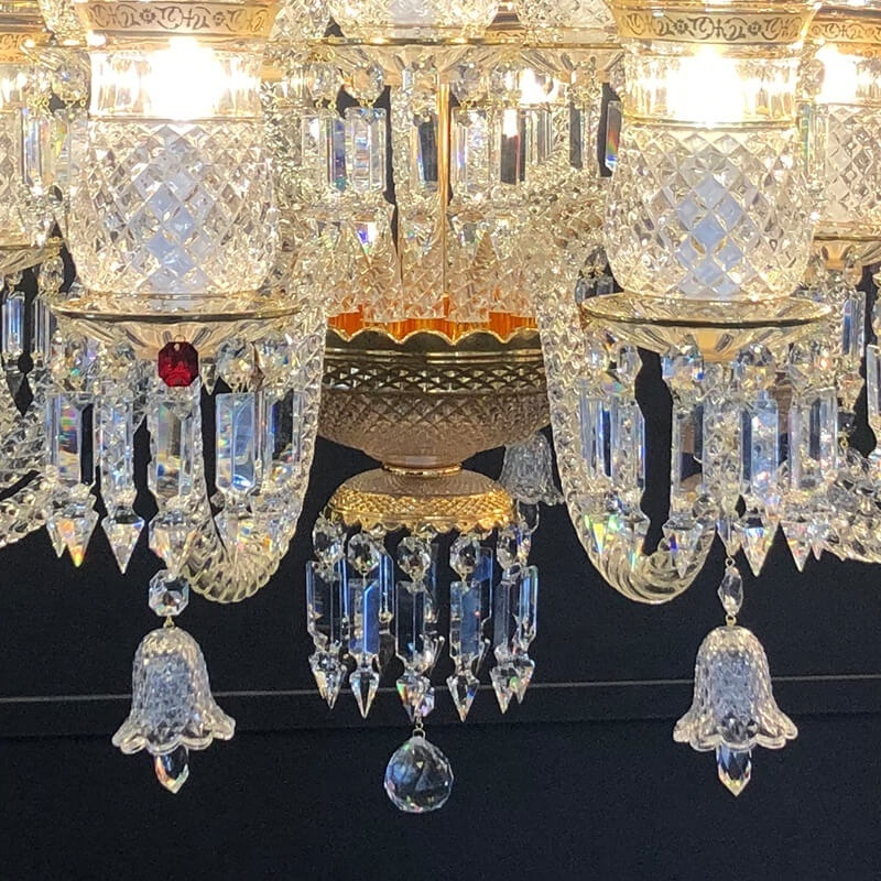 China Supplier Hot Sale Luxury Style Chandelier High Quality K9 Gold Crystal Living Room Home Chandelier Modern