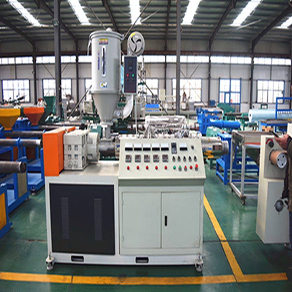 PVC Air Conditioner Outlet Plastic Profile Making Machine Extrusion production line