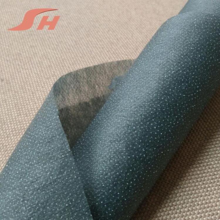 100% polyester hotmelt adhesives nonwoven fusing dotted interlining fabric