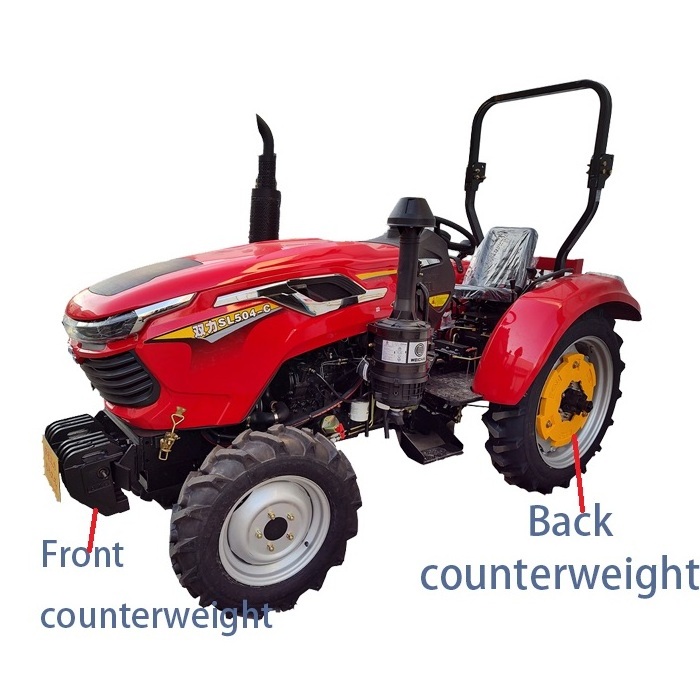 50 HP 4WD Wheeled Drive Diesel Farm Tractor for Farming Equipment Energy