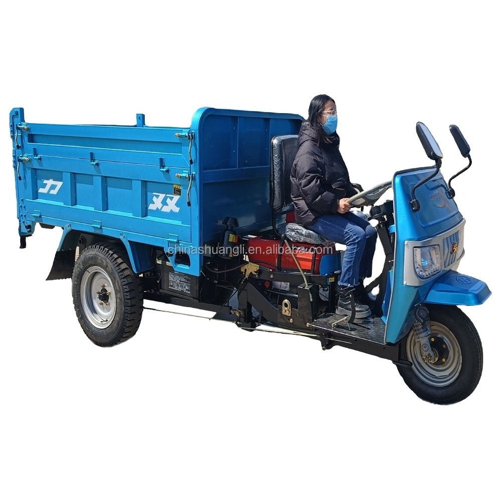 diesel tricycle 3 wheel tricycle18HP  22HP 24HP Diesel tricycle for heavy cargo diesel oil 3 wheel motorcycle