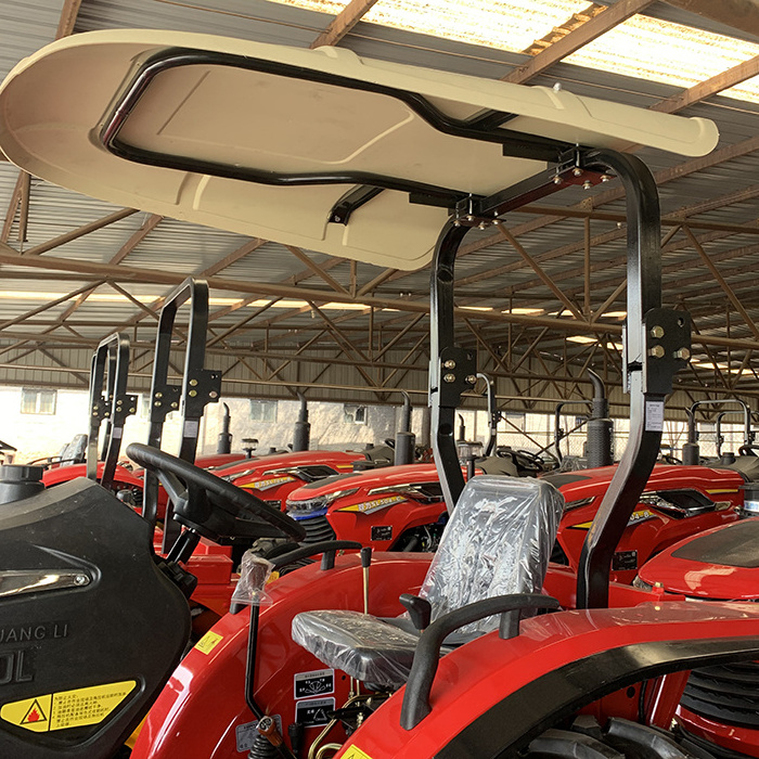 China 4WD 4x4 35HP 45HP 50HP 60HP 70HP wheeled Farm Orchard tractors traktor with sunshade tractor parts