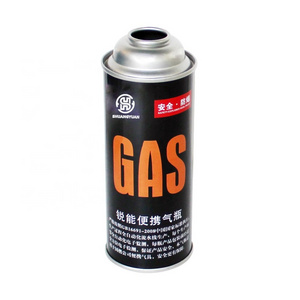 Butane gas cylinder and butane gas cartridge with valve lighter spray cans