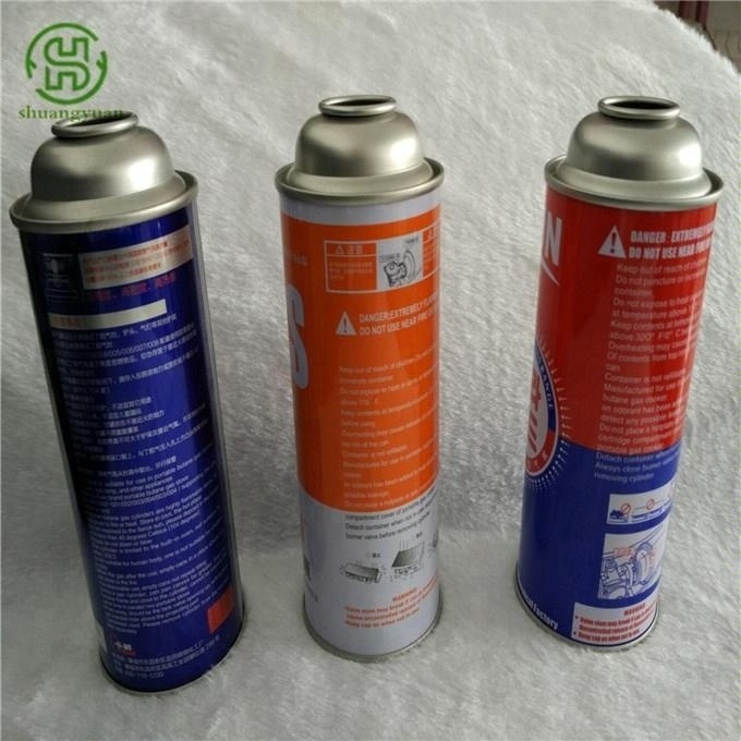 Portable butane gas cartridge and butane gas can