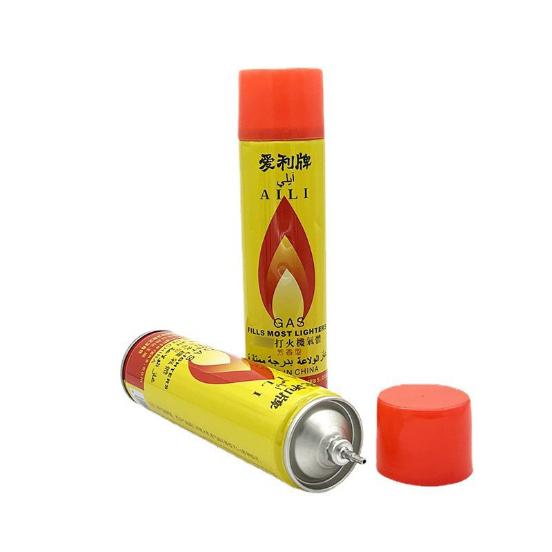 aerosol refill butane lighter gas 450 mL universal gas lighter refill can