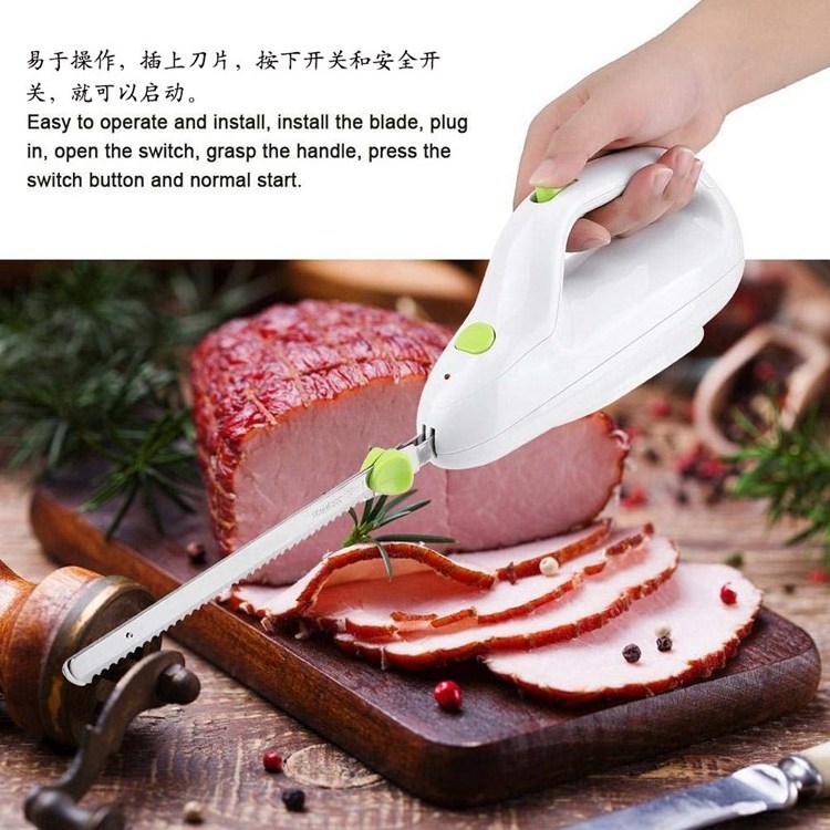 Low Price Factory Direct Supply Professional Electric Kitchen Bread Frozen Meat Turkey Fillet Kebab Knife