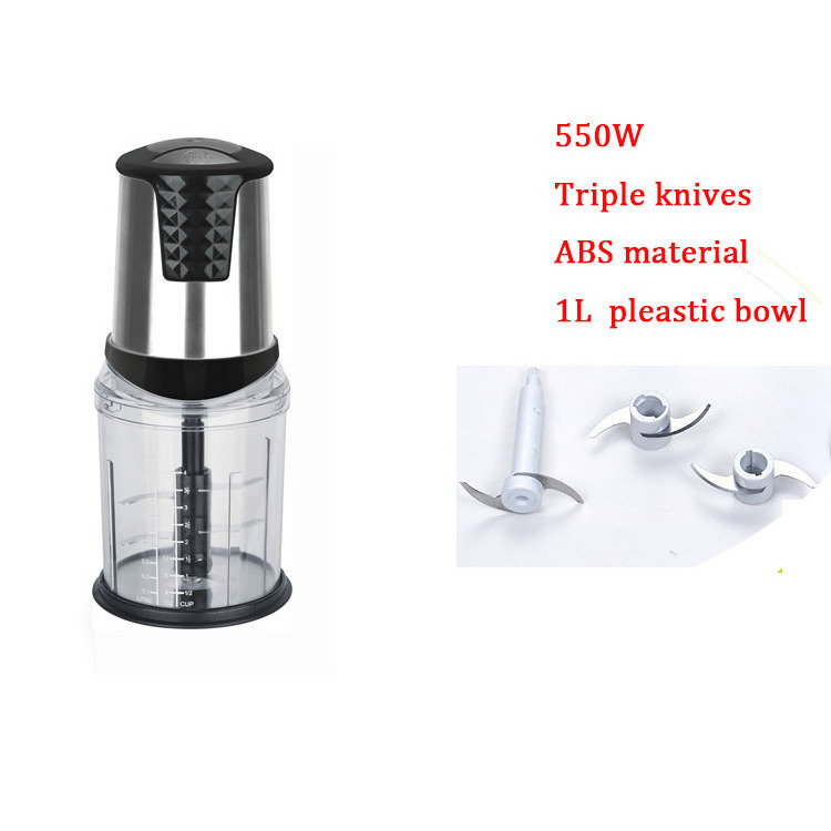 Stainless Steel Manual Food Chopper Handheld Vegetable Onion Press Chopper