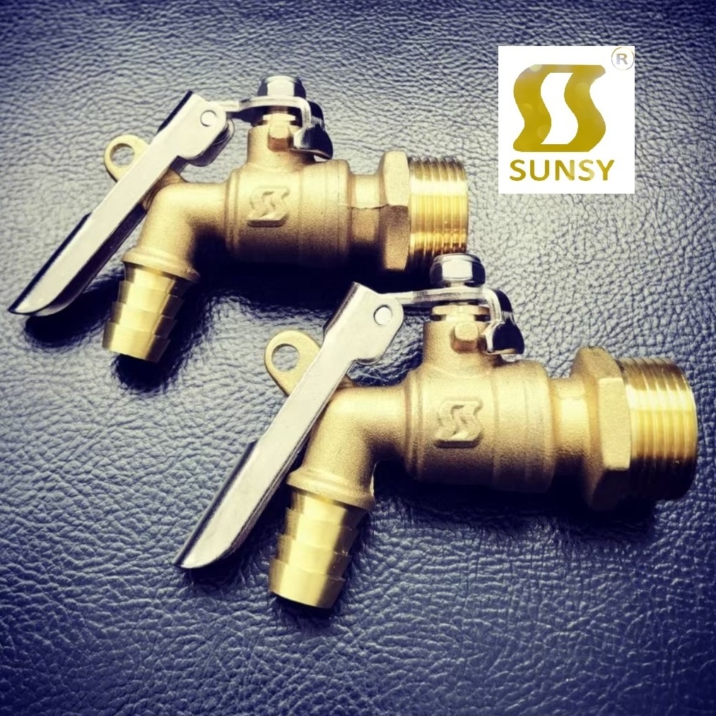 yuhuan sunsy shunshui factory washing machine garden Brass Bibcock water tap bibb stopcock hydrovalve swivel faucet