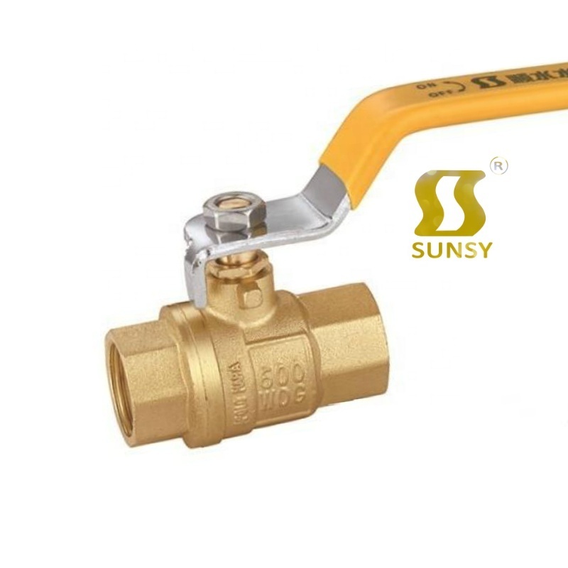 yuhuan BSP NPT long style SSF30460 1 inch brass ball valve